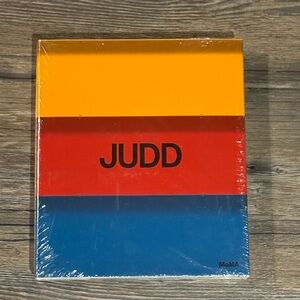 The Museum of Modern Art, Judd Book New York. Still wrapped plastic!